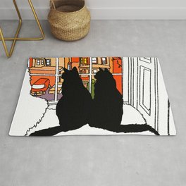 Window Cats Color Rug