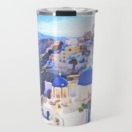 Santorini Greece #2 Travel Mug
