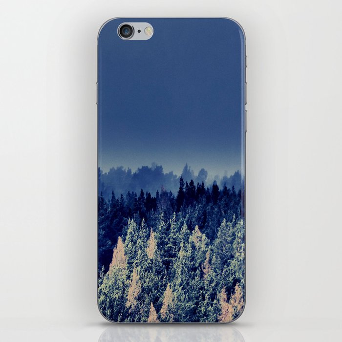Drama Over a Pine Forest in I Art iPhone Skin