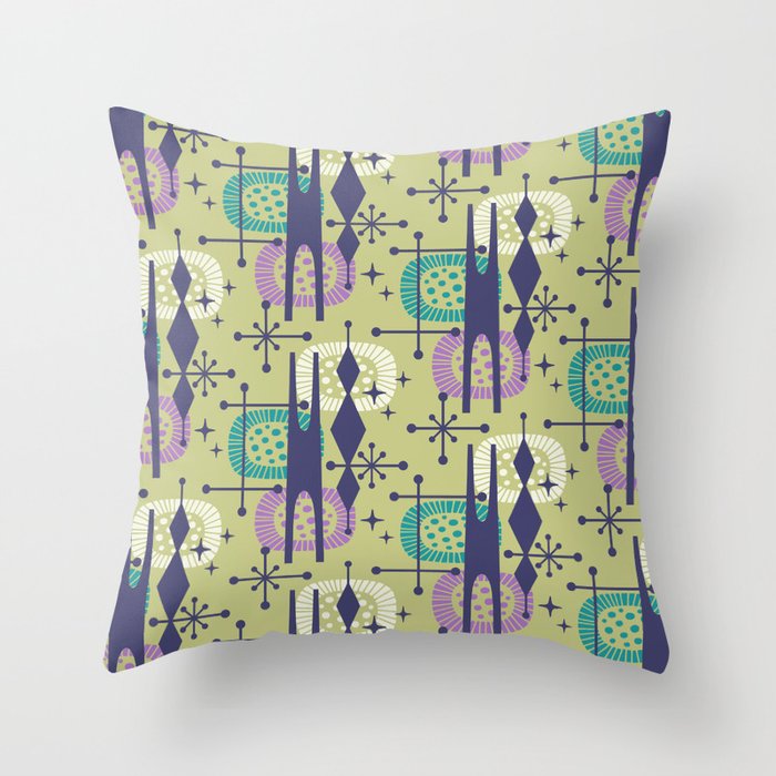 Purple and outlet turquoise throw pillows
