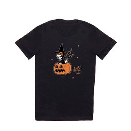 The Pumpkin Riding Witch T Shirt