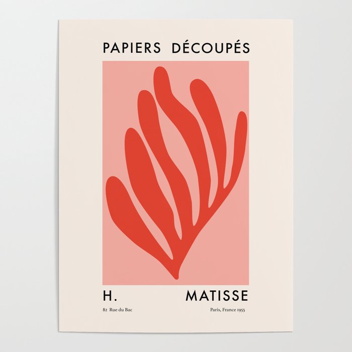 Henri Matisse Paper Cut Outs Exhibition Poster