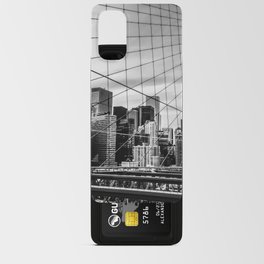 New York City black and white Android Card Case