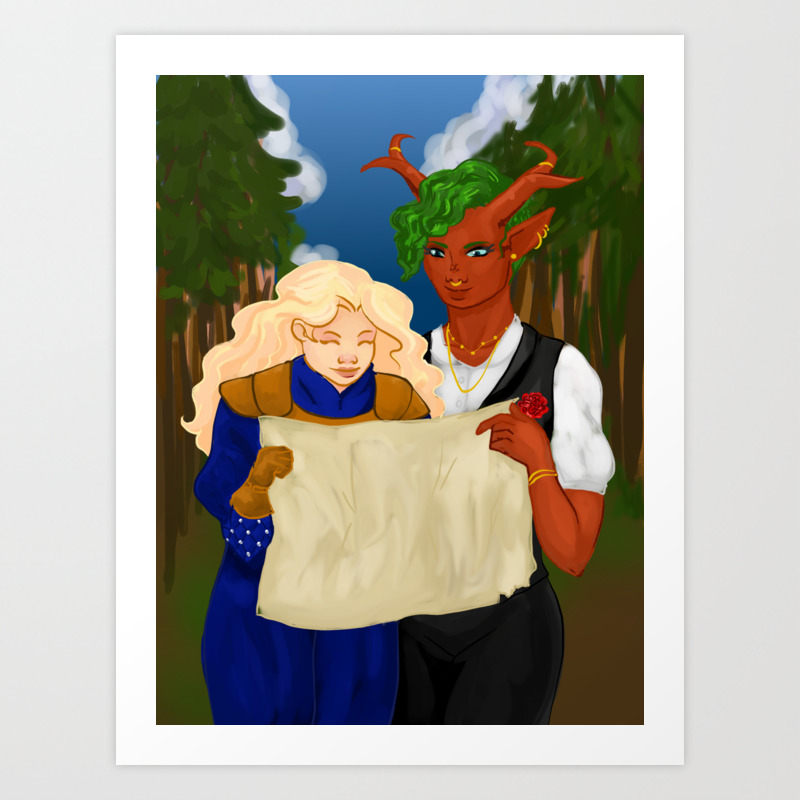 Happy Birthday To My Best Friend Dnd Is Gay Af Art Print By
