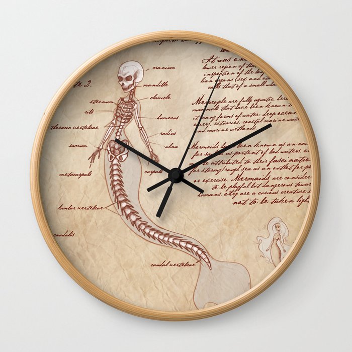 Anatomy of the Mermaid Wall Clock