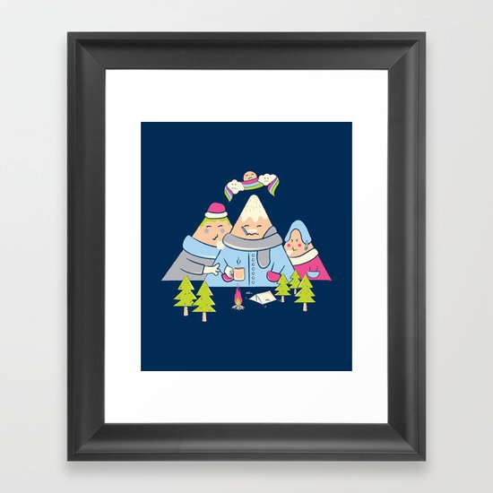 Cold Mountain Framed Art Print