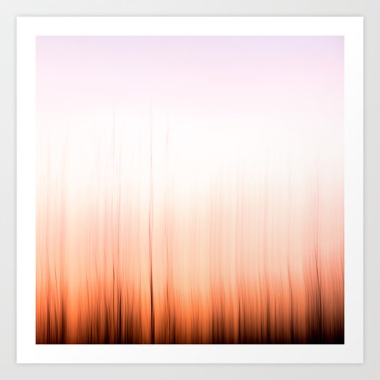 Sunset Flames Art Print