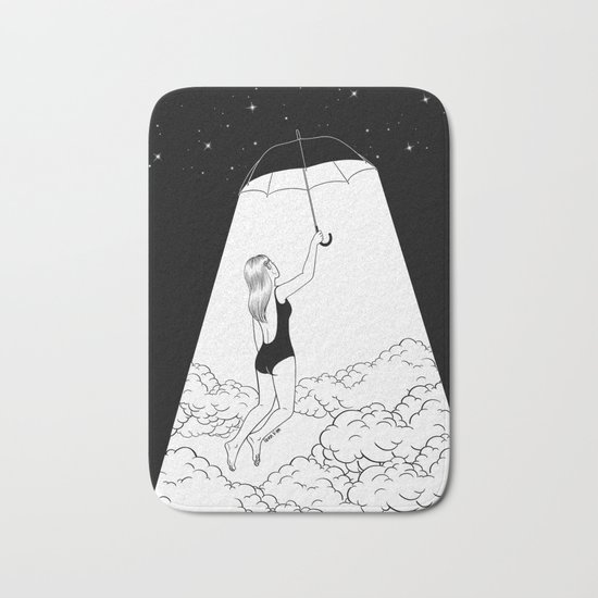 Fly me to the moon Bath Mat