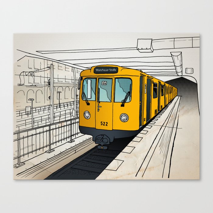 U-Bahn Canvas Print