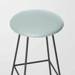 Pale Pastel Blue Solid Color Hue Shade - Patternless Bar Stool