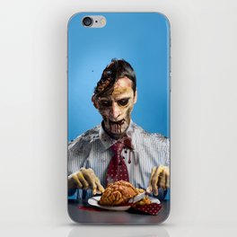 Zombie Etiquette : Table Manners iPhone Skin