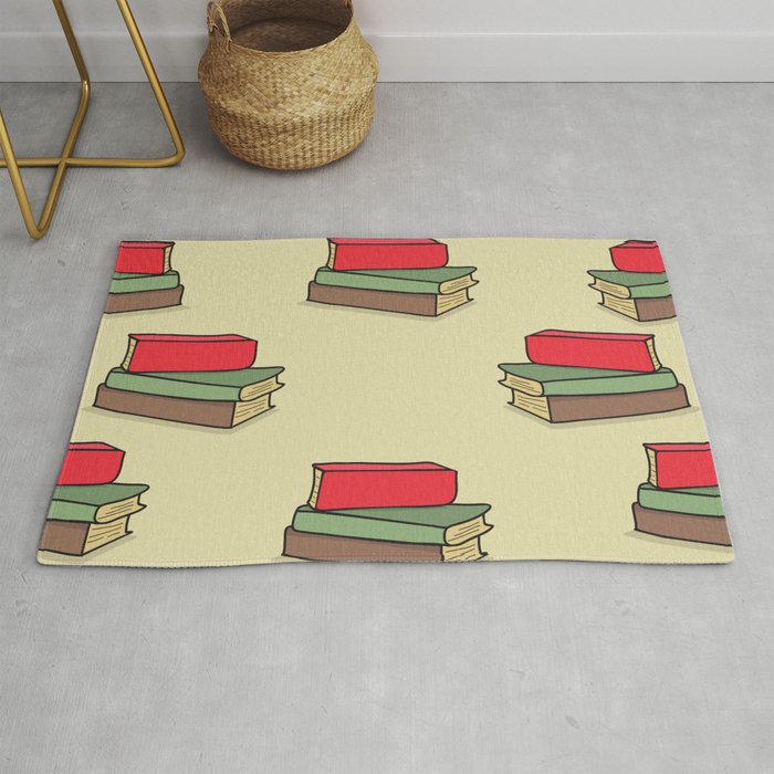 Drawing Doodle Book Pattern Rug