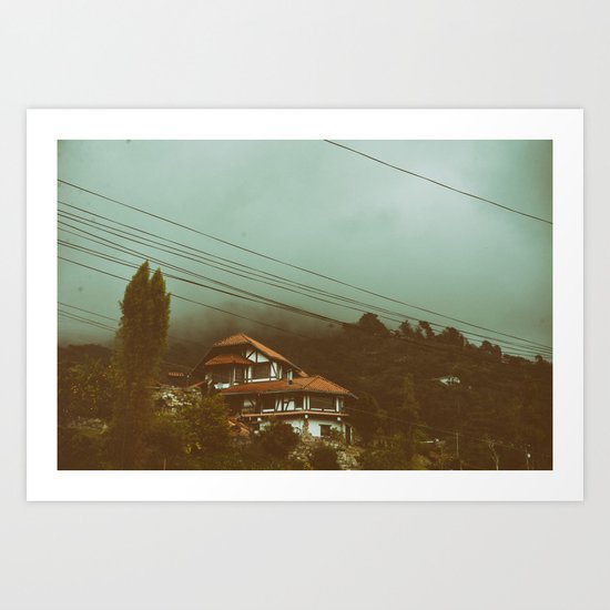 House in the Clouds Art Print