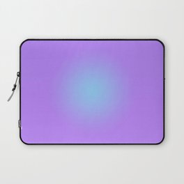 Time is purple, Sky is pale blue and silent Laptop Sleeve