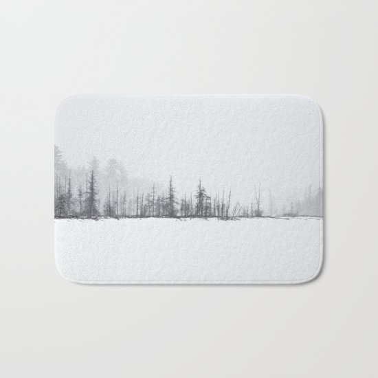 winter landscape Bath Mat