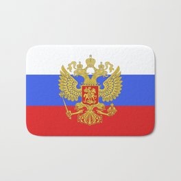 russian flag Bath Mat | Russianfederation, Russianflag, Coatofarms, Eagle, Statesymbols, Flag, Russian, Graphicdesign, Digital, Russia 