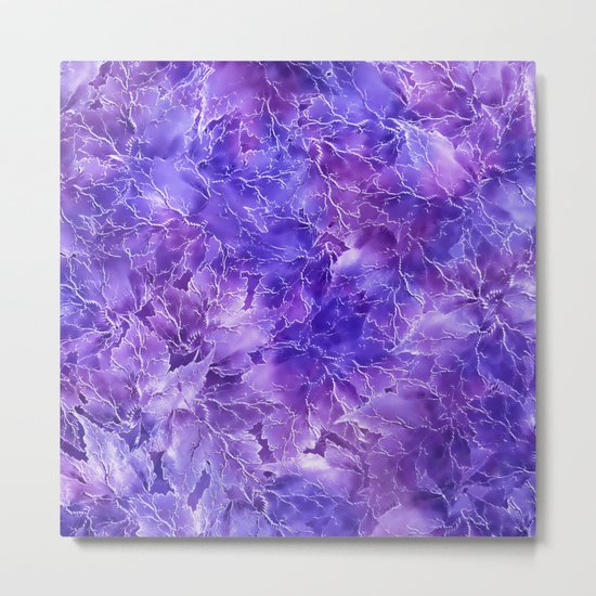 Frozen Leaves 20 Metal Print