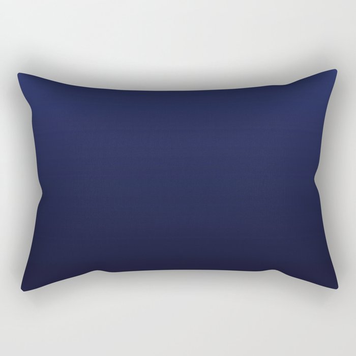 Classic Navy Ombre Gradient Rectangular Pillow