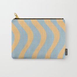 Minimal Bicolor Print Carry-All Pouch