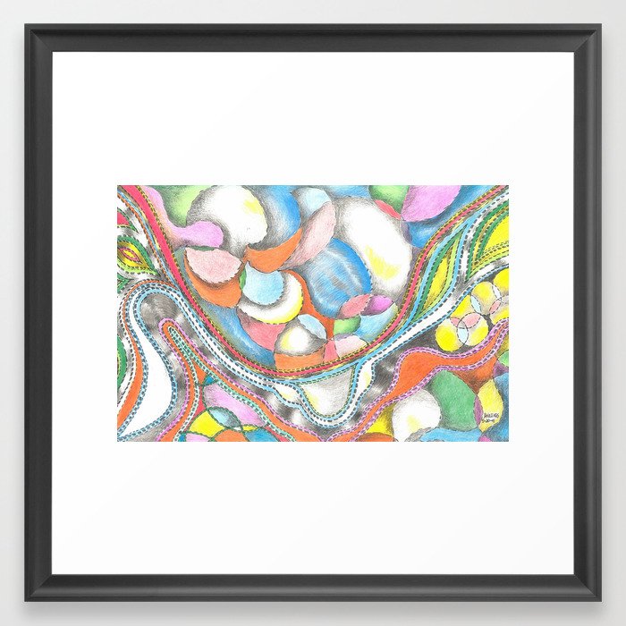 DWeekes Color Abstract 13 Framed Art Print