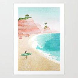 Surf Girl IV Art Print
