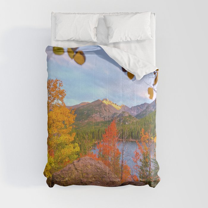 Fall In The Rocky Mountains Comforter