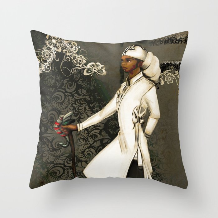 In His Headwrap Throw Pillow By Thatsstankyproductions Society6