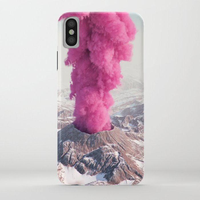 pink eruption iphone case