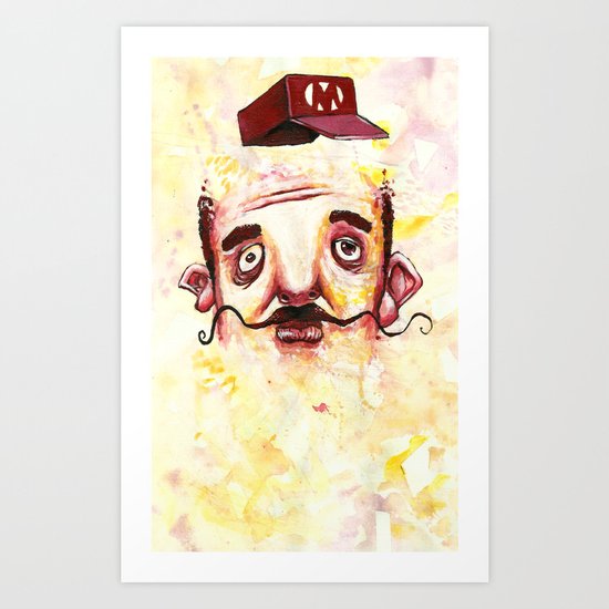 Super Mario 1 Art Print