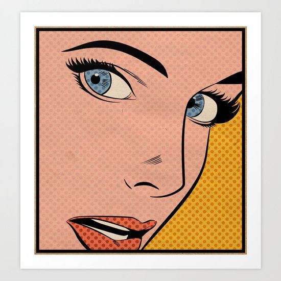 Pop Woman Art Print