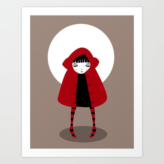 Little Red Riding Hood Art Print