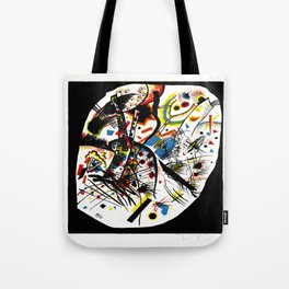 Wassily Kandinsky (1866-1944) - SMALL WORLDS III (Kleine Welten III) - 1922 - Expressionism, Abstract - Bauhaus - Geometric Abstraction - Color Lithograph - Digitally Enhanced Version - Tote Bag