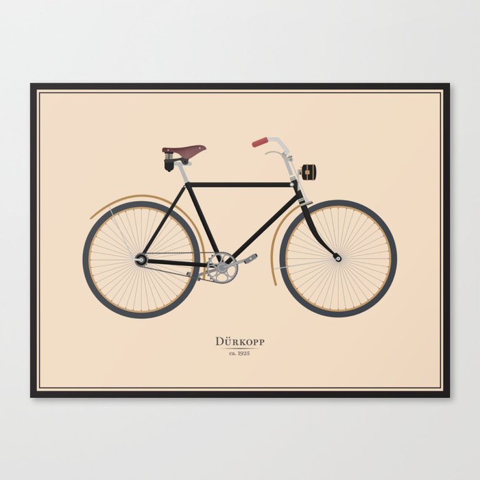 Vintage Dürkopp Bike Canvas Print