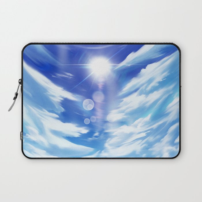 Blue Sky  illustration Laptop Sleeve