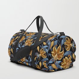 Tiger Lily - Yellow Blue Duffle Bag