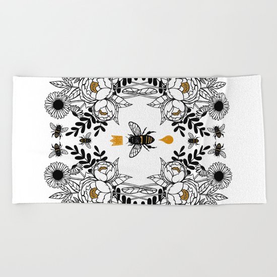 Queen Bee Beach Towel