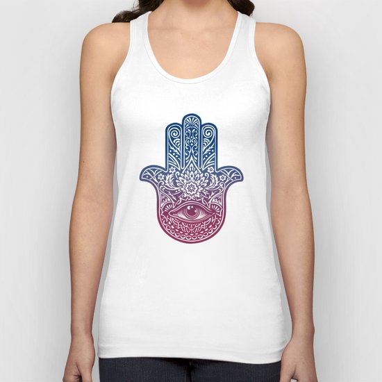 Talk To The Hamsa Unisex Tank Top