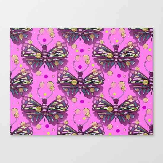 Butterfly Kisses Canvas Print