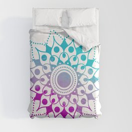 Mandala #1 (Purple Pink Turquiose) Comforter