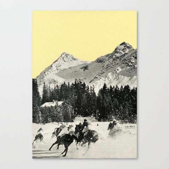 Winter Races Canvas Print