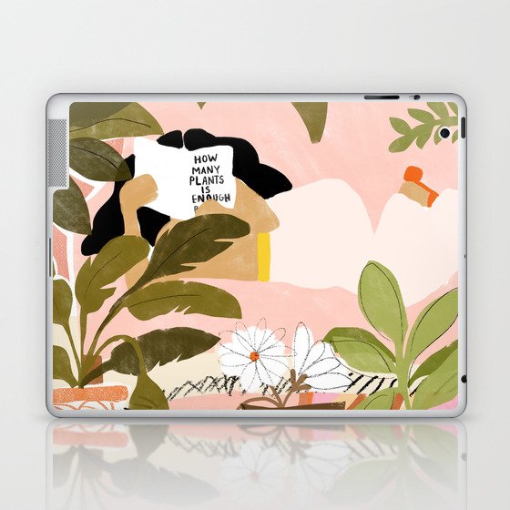 How Many Plants Is Enough Plants? Laptop & iPad Skin