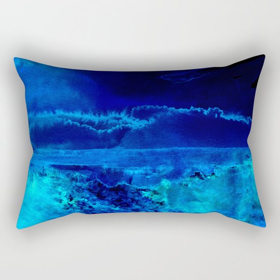 Icy Storm Rectangular Pillow