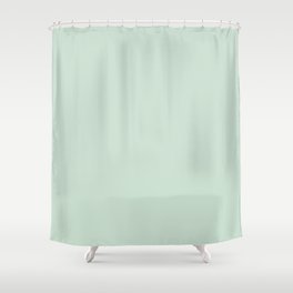 Ash Green-Gray Shower Curtain