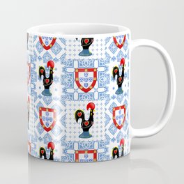 Galo de Barcelos, Portugal Coffee Mug | Azores, Azorean, Brasil, Barcelos, Portugal, Love, Rooster, Portuguese, Brazil, Graphicdesign 