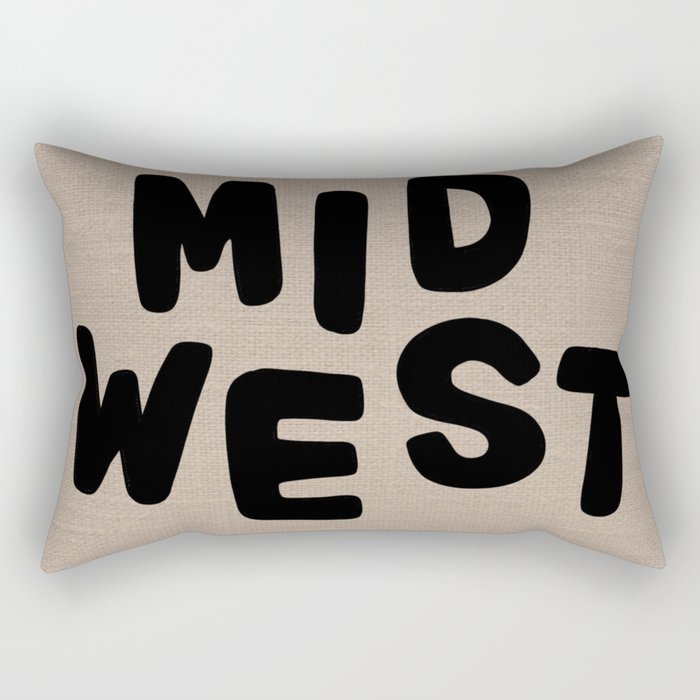 Midwest Linen Brown Rectangular Pillow