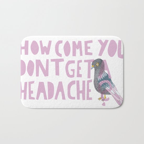 Headache! Bath Mat