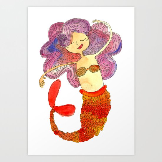 Mermaid Art Print