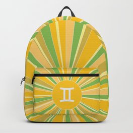 Gemini - Zodiac colors series Backpack