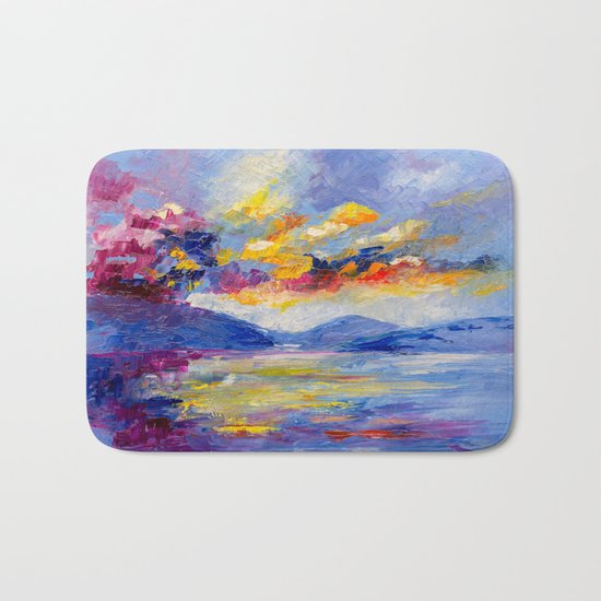 Bright cloud Bath Mat