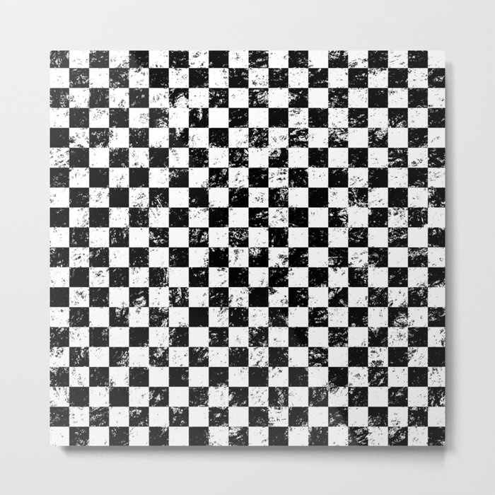 Checkers Metal Print